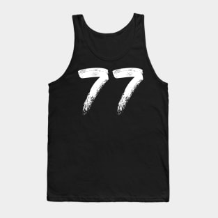 Number 77 Tank Top